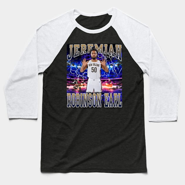 Jeremiah Robinson Earl Baseball T-Shirt by Gojes Art